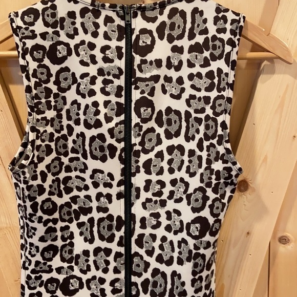 Bar III Racer Back Bodycon Dress Leopard Print Size Extra Small XS - Picture 4 of 7